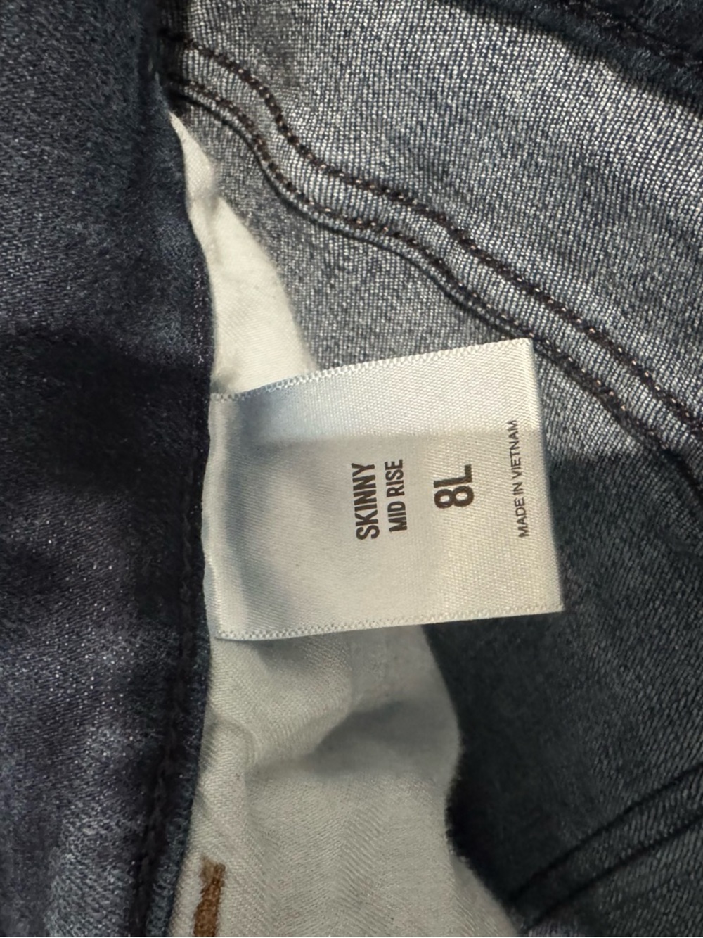 Express Skinny Jeans in Dark Navy - Picture 5 of 5